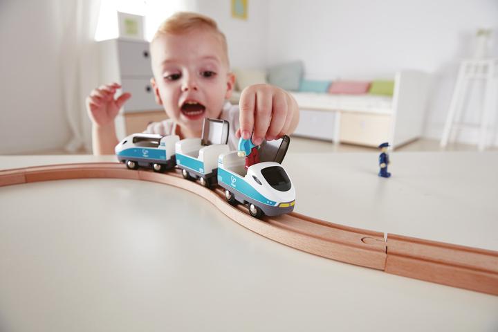 Actual product image Hape Intercity train