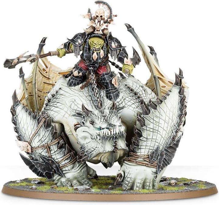 Actual product image Games Workshop Warhammer AoS - Ironjawz Megaboss sur Maw-krusha