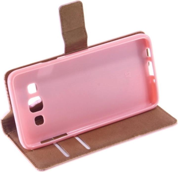 Produktbild OEM Slim Leather Book Case for A3 Galaxy A300 - pink 4250710560820 (Samsung Galaxy A3)