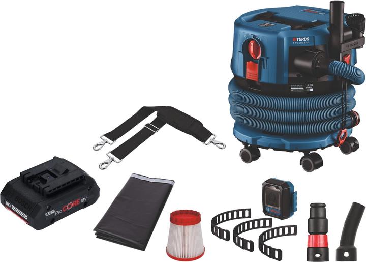 Actual product image Bosch Professional Bosch GAS 18V-12 MC Professional cordless hoover BITURBO Brushless + 1x ProCore rechargeable (Wet dry vacuum cleaner)