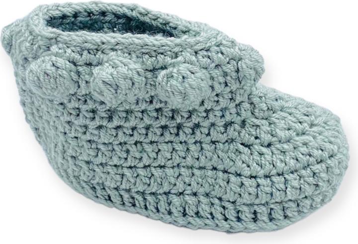 Produktbild BabyExpress Babysocken 3-6 Monate mit Ponpon grau (17)