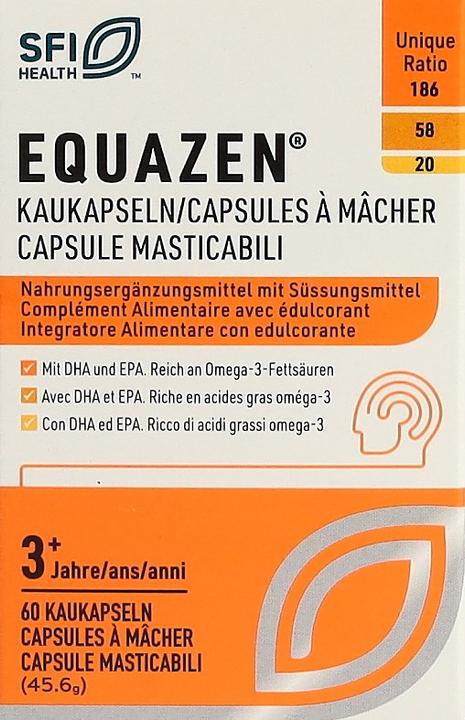 Immagine prodotto Equazen IQ Equazen Capsule masticabili/Capsule da masticare/Capsule masticabili Ds 60 pezzi (60 Pezzo/i, Pillole, 75 g)