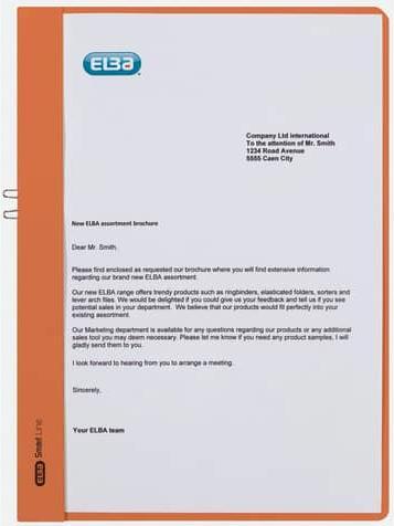 Produktbild Elba Schnellhefter ohne Deckel (A4, 1 x)