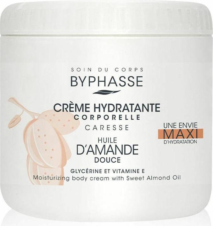 Actual product image Byphasse Crema Hidratante Corporal Almendra Dulce 500ml (Body cream, 500 ml)