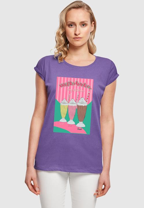 Produktbild Mister Tee MisterTee Ladies Milkshake Tee - Extended Shoulder Tee - 178079 (M)