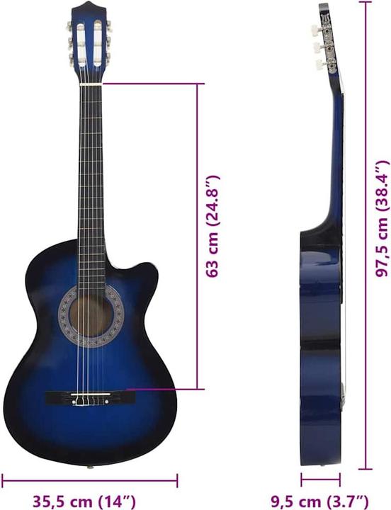 Actual product image VidaXL Clivia (Western guitar, Lime wood)
