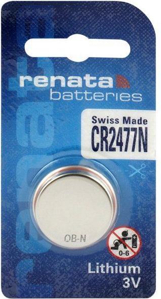 Actual product image Renata CR2477N (1 pcs., CR2477, 950 mAh)