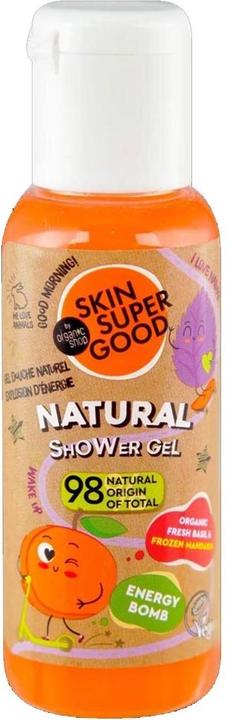 Produktbild Skin super good Natürliches Bio-Basilikum- und Mandarinen-Badegel 50ml (50 ml, Badeöl)