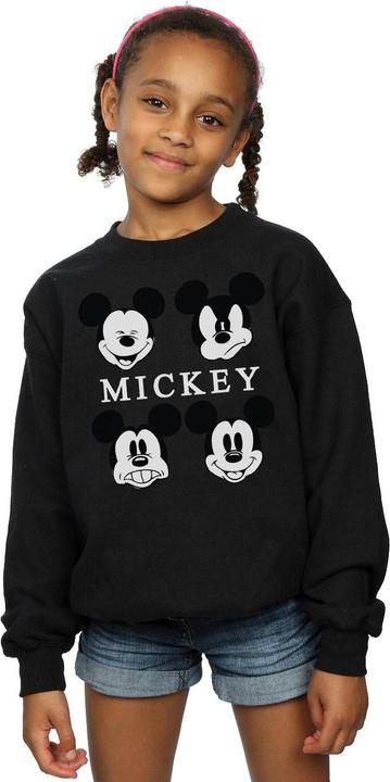 Immagine prodotto Disney Mickey Mouse Four Heads Felpa Ragazze (128)