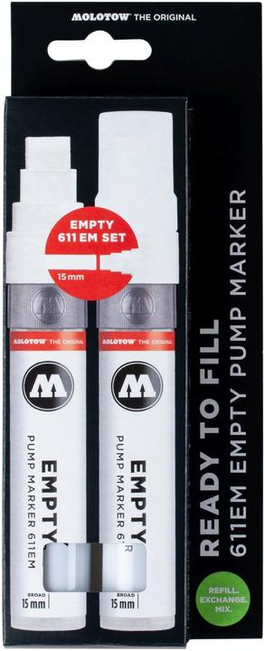 Image du produit Molotow Empty Pump Marker 611EM 15mm VE=2 pièces (2 x)