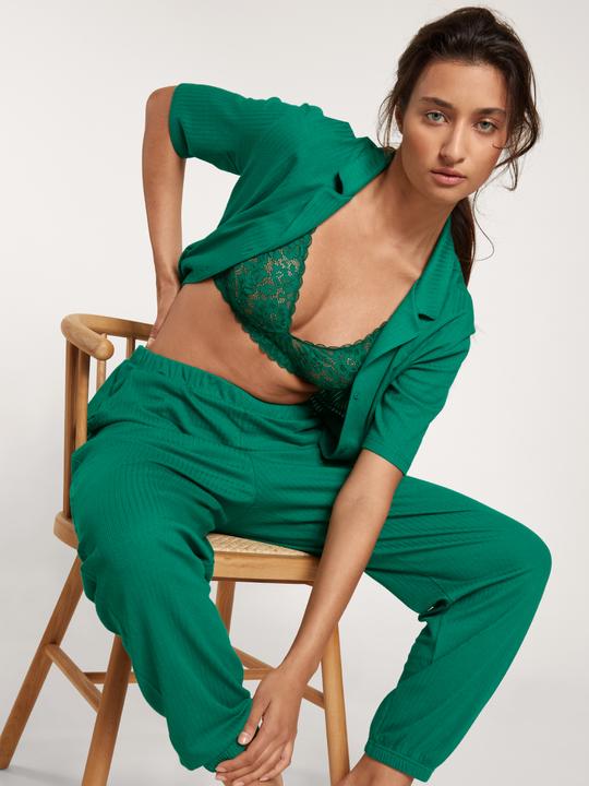 Actual product image Calida BH "Natural Comfort Lace" dunkelgrÃ¼n (Single pack, 80 A)