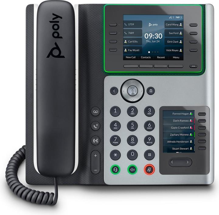 Actual product image HP Poly Edge E450 IP PH PoE-e