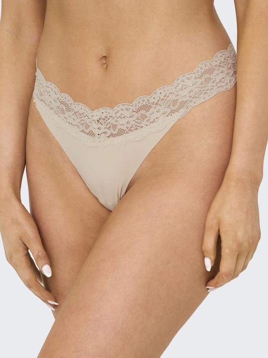 Actual product image Only Onlchloe Lace S.S Thong 3-Pack Acc Noos (M, pack of 3)