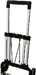 Actual product image Ravendo alu-saekkevogn - Op til max. 125kg. fylder kun 6,5cm i dybden sammenfoldet (125 kg)