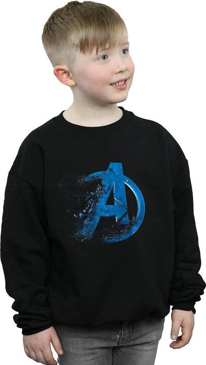 Immagine prodotto Felpa Avengers Endgame con logo polveroso per ragazzi (140, 146)