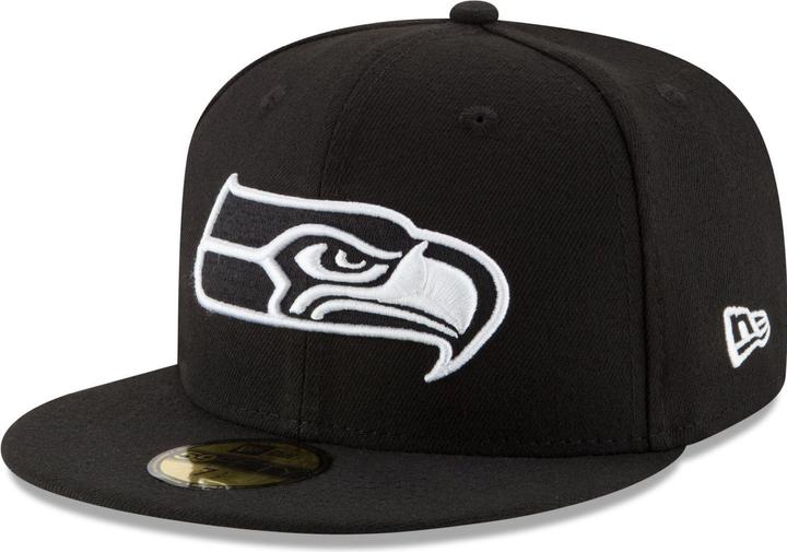Produktbild New Era 59Fifty Fitted Cap - BLACK Seattle Seahawks - 7 1/8 (7 1/8)