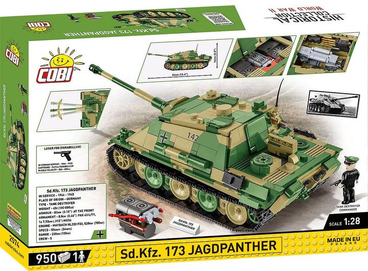 Actual product image Cobi Jagdpanther Sd.Kfz.173/ 970 pcs