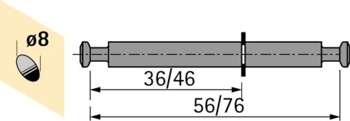 Produktbild Hettich Du 853 (Einpressdübel, 1 Stk.)