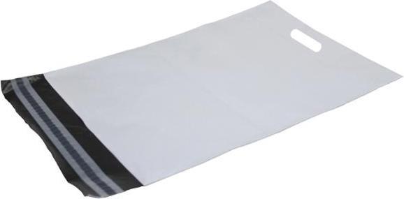 Image du produit B.N.T. Forsendelsesposer PE hvid 400x600 mm med håndtag/hank - (100 pcs.) (100 x)
