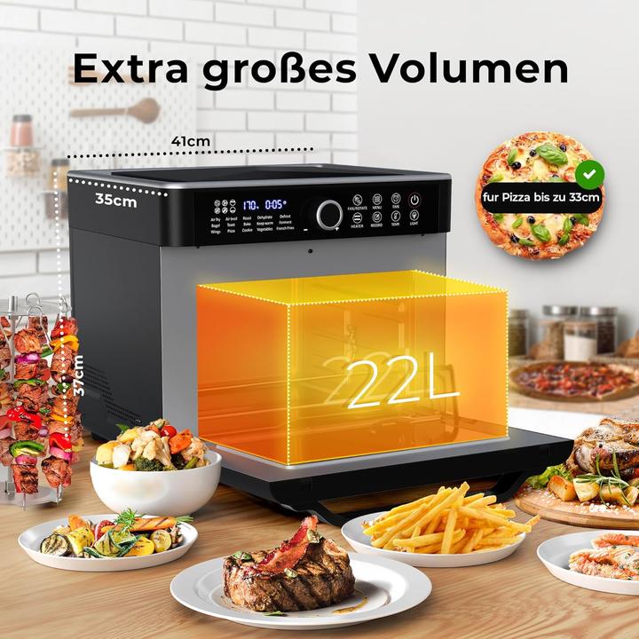 Actual product image Balter HL-2200 Heissluftfritteuse