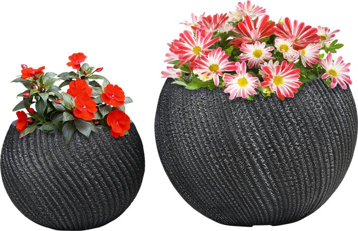 Image du produit Outsunny Pots de fleurs avec trou de drainage (40 cm)