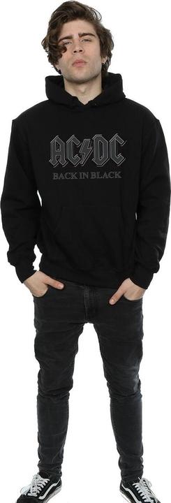 Immagine prodotto AC/DC Back In Black Felpa con Cappuccio Uomo (M)