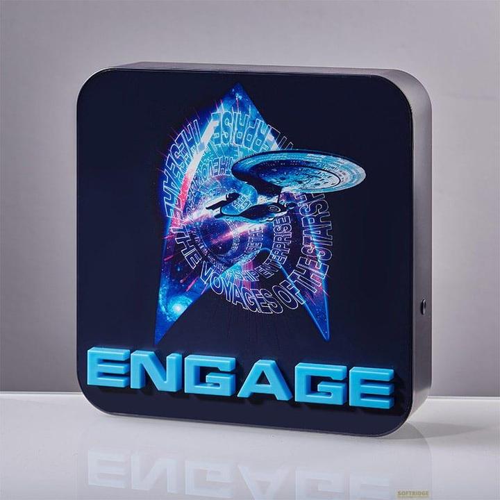 Actual product image Numskull Star Trek - Lampe de bureau / Applique murale 3D Starfleet Logo