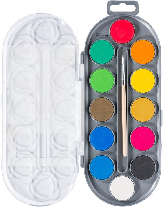 Actual product image Bruynzeel Watercolour 12er-Set, multicoloured (Multicoloured, 1000 ml)