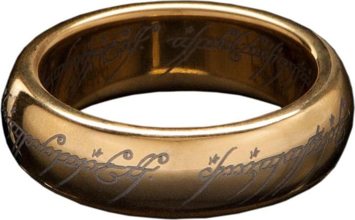 Produktbild Weta Workshop Le Seigneur des Anneaux bague tungstène Anneau Unique (plaqué or) Taille 12 (12, 750/18 K Gold)