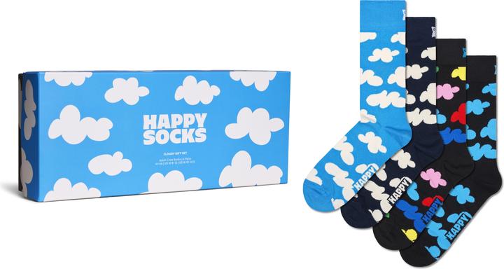 Immagine prodotto Happy Socks Calzini nuvolosi (confezione da 4, 36 - 40)