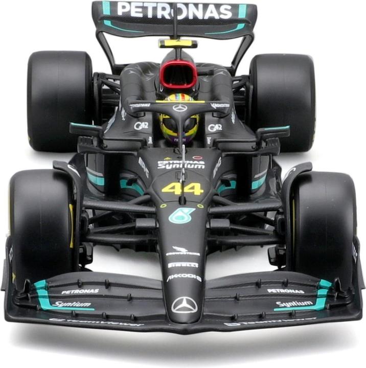 Actual product image Bburago Mercedes-AMG F1 W14 E Perf. Hamilton 2023