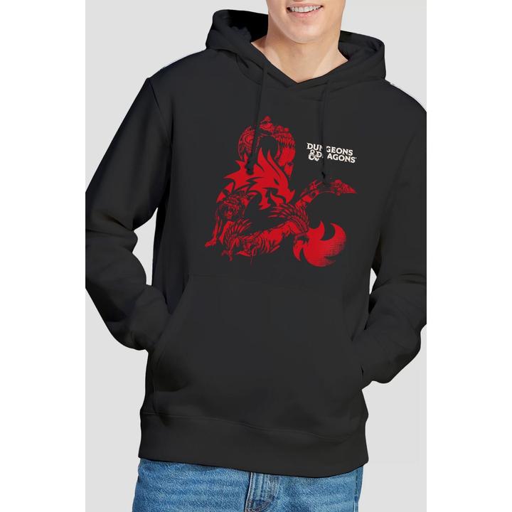 Actual product image Dungeons & Dragons Mens Ampersand Monsters Hoodie (M)