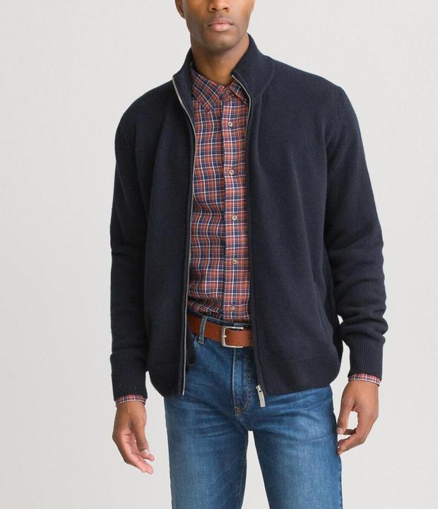 Produktbild La Redoute Collections Strickjacke aus 100% Lambswool (3XL)