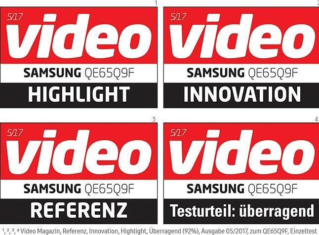 Actual product image Samsung Qe65q9f (65", LCD, 4K, 2017)