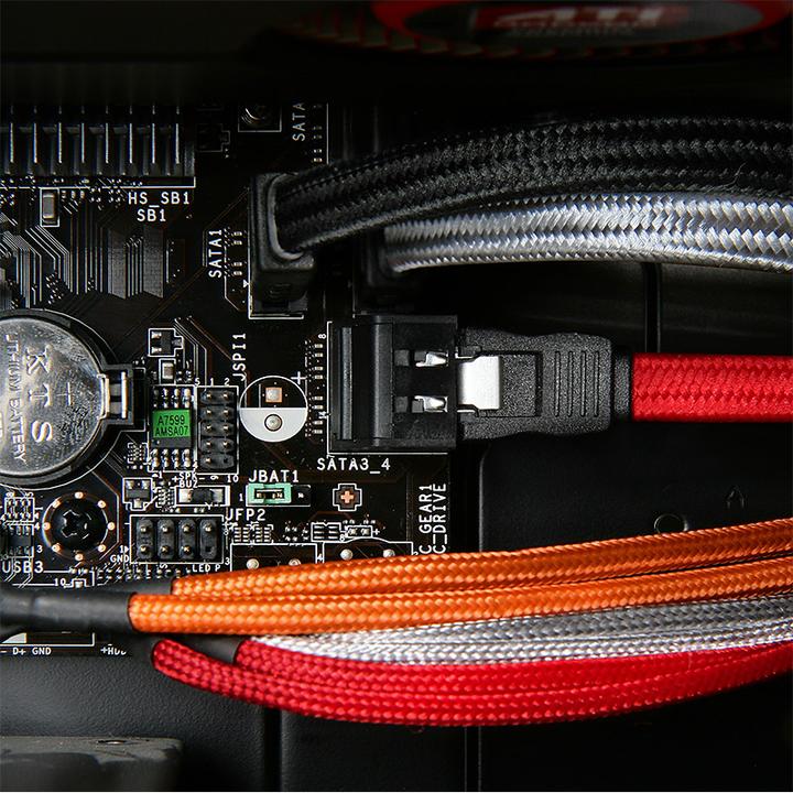 Produktbild BitFenix 6-Pin PCI-E Verlängerung 45cm, Schwarz