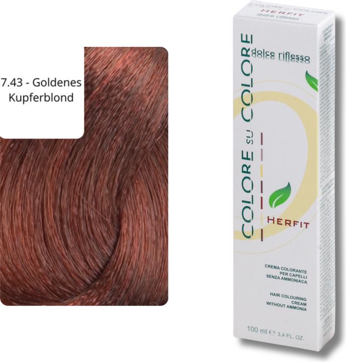 XanitaliaPro Haarfarbe Ohne Ammoniak (7.43 - Goldenes Kupferblond)