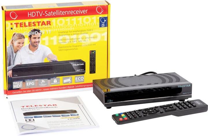Actual product image Telestar digiHD TS 11 (0.00 GB, DVB-S, DVB-S2)