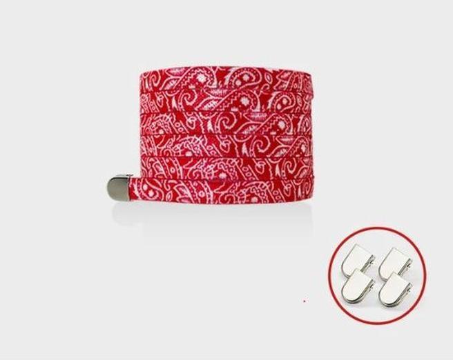 MU Classic Bandana Series 1 Paar Elastische Schnürsenkel (100 cm)
