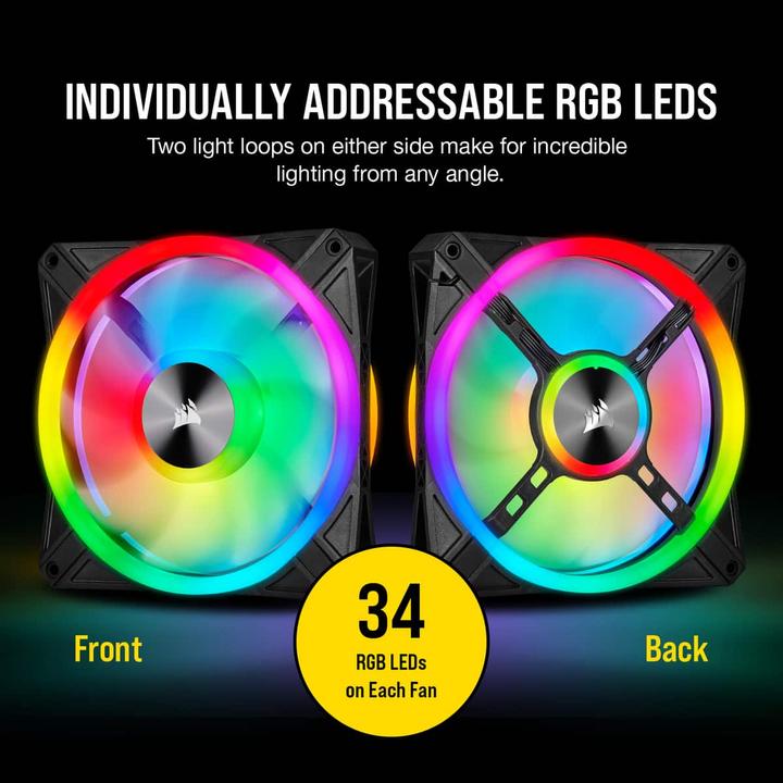 Immagine prodotto Corsair iCUE QL140 RGB (140 mm, 1 x)
