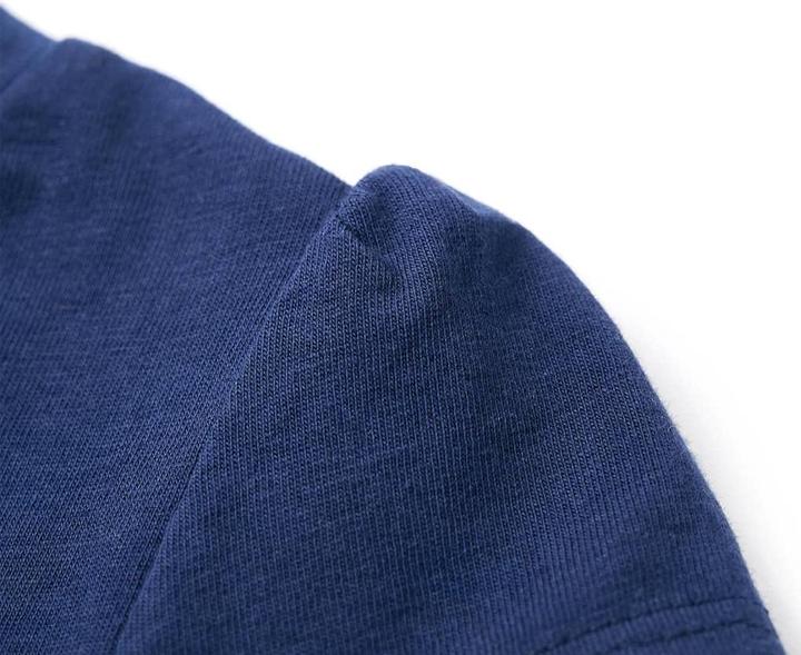 Produktbild VidaXL Kinder-T-Shirt Marineblau 128,Material: 95 % Baumwolle. 5 (128)