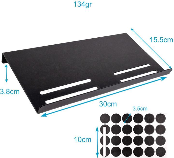Image du produit Intirilife Étagère à épices pour tiroir avec étiquettes