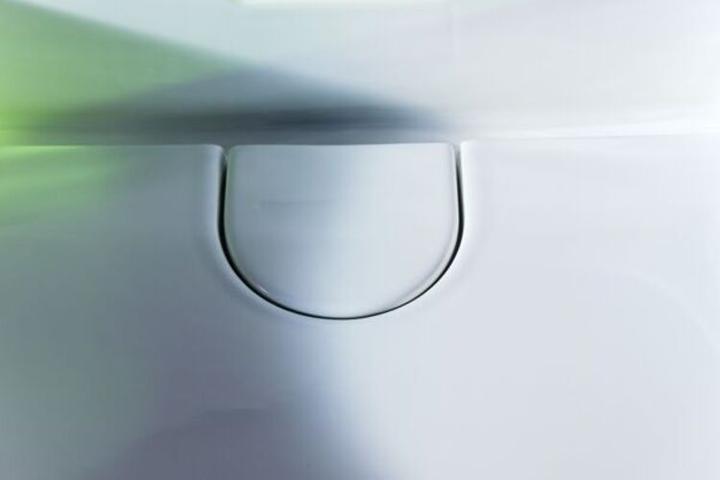 Immagine prodotto Laufen Lavabo Running Sonar, senza foro per rubinetto, senza sfioratore, 340x340mm, incl. coperchio in cera (450 mm, 167 mm)
