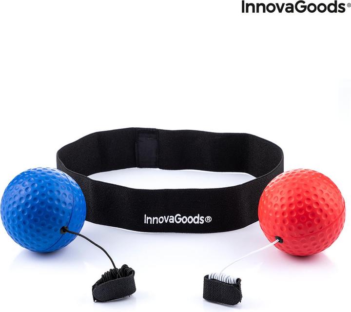 Produktbild InnovaGoods Trainings- und Reflexball-Set Balxing (3.80 cm, 0.03 kg)