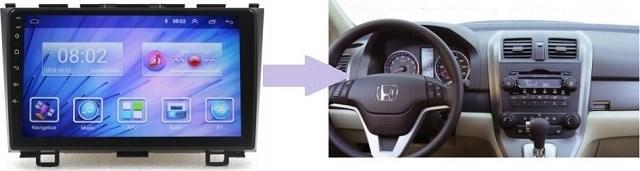 Produktbild No Name RADIO GPS NAVIGATION HONDA CRV 2006-2012 ANDROID (9")