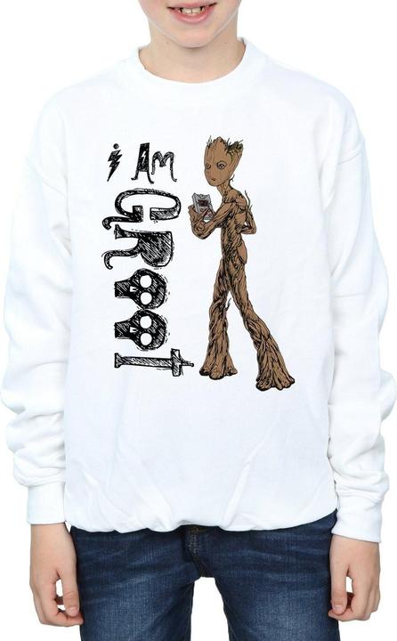 Image du produit - Sweat AVENGERS INFINITY WAR AM TEENAGE GROOT - Garçon (152, 158)
