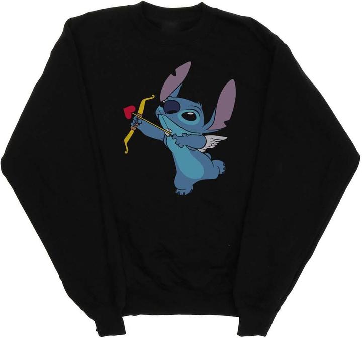 Disney Lilo And Stitch Stitch Cupid Valentines Sweatshirt Mädchen
