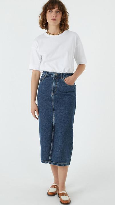 Actual product image La Redoute Collections Denim skirt (34)