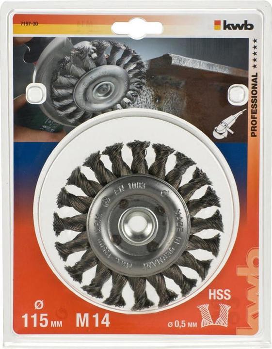 Actual product image kwb Aggresso washerb.115Mm/ M14