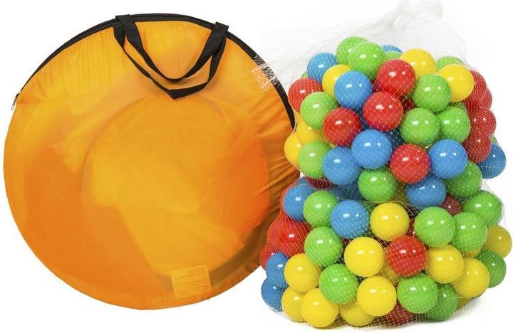 Image du produit tectake Tente de jeu pyramidale avec tunnel, 200 balles et sac.