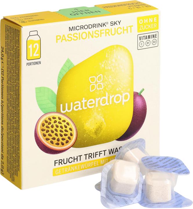 Waterdrop Sky (Passionsfrucht, Ananas, 12 x)